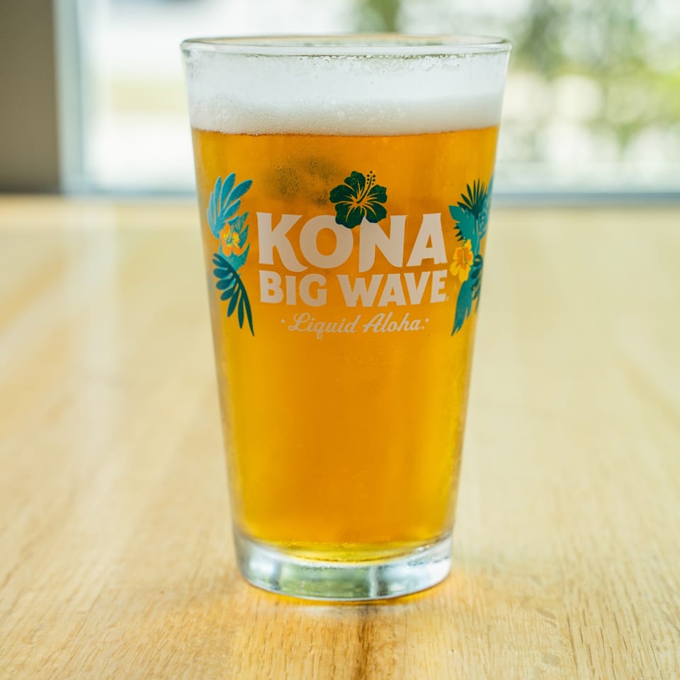 Kona Big Wave draft beer