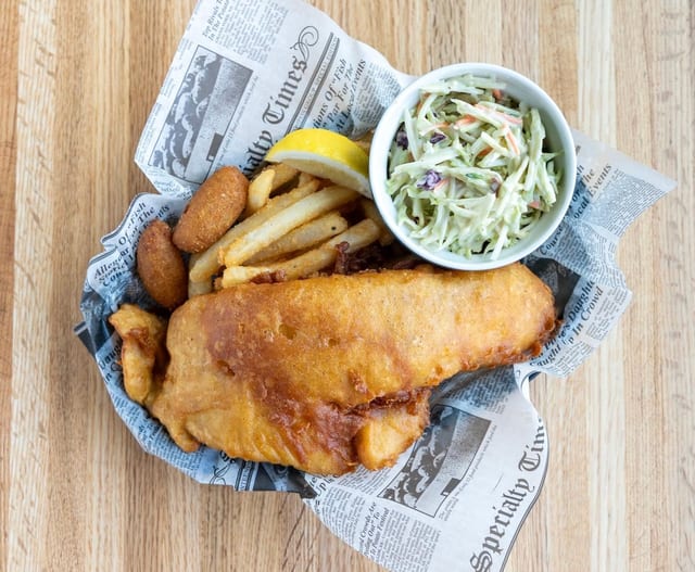 Fish and Chips.