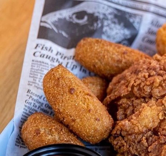 Hushpuppies and Honey Butter.