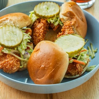 12 Hot Honey Chicken Sliders