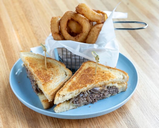 French Onion Patty Melt.